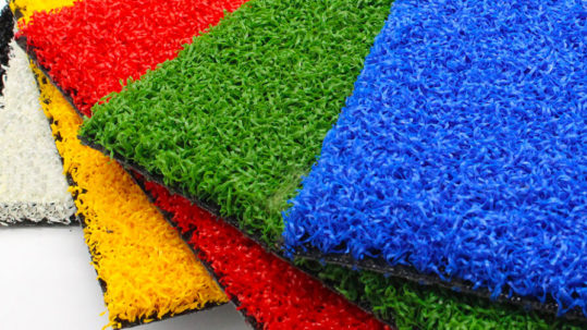 Colour artificial grass