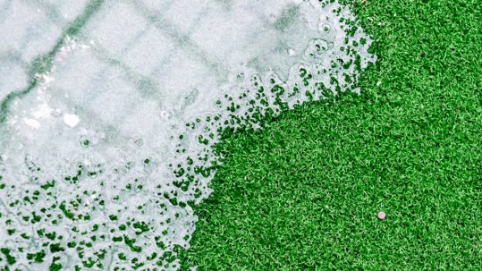 Drainage artificial grass