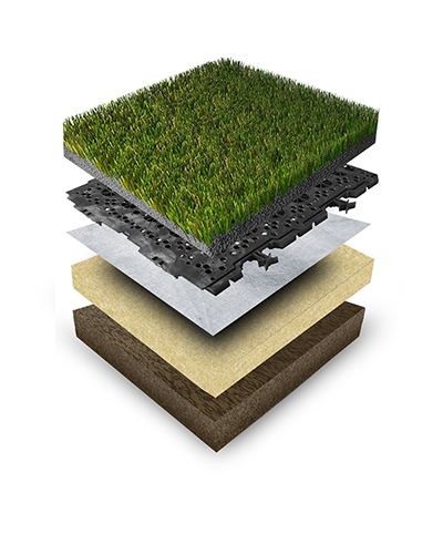 Basepanel ST22 on soil without drainage